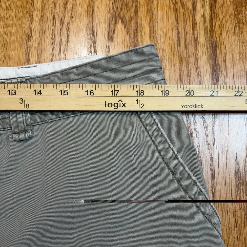 Polo Ralph Lauren Cargo Shorts Mens 38 Grey Classic Chino Flat Front